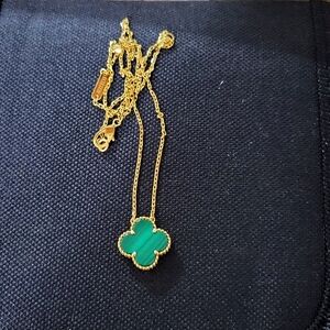 Clover necklace.